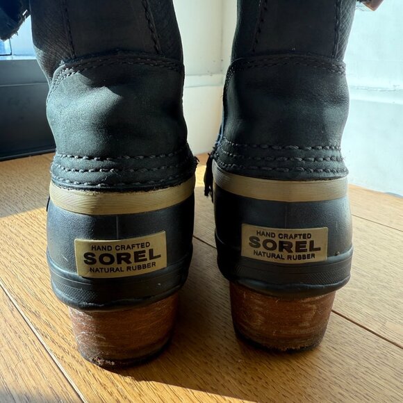 SOREL Womens Conquest Mid-Calf Boots in Black - Picture 11 of 16